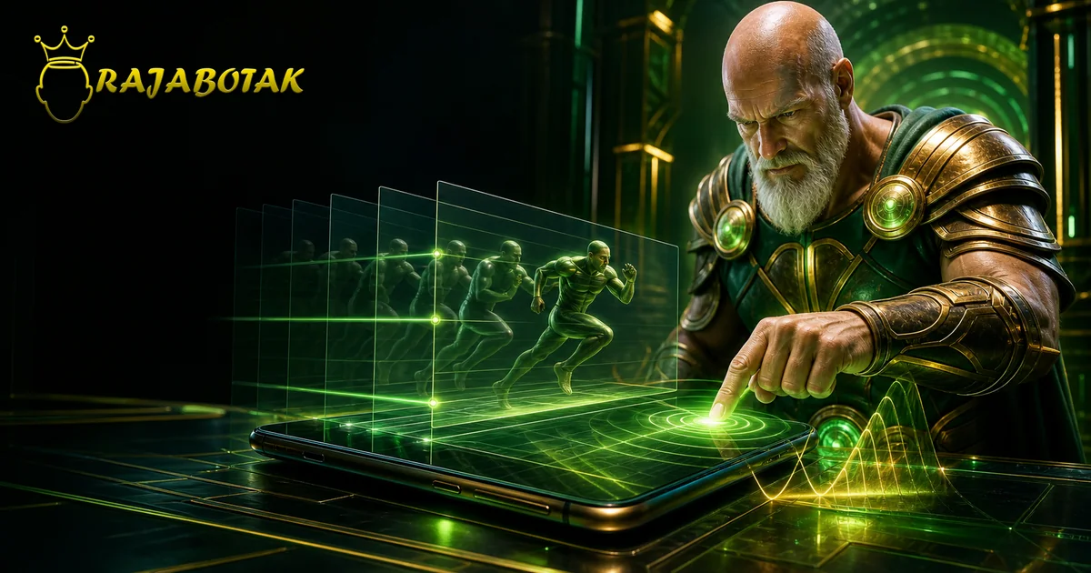 Maskot Zeus botak membandingkan FPS refresh rate dan touch sampling rate