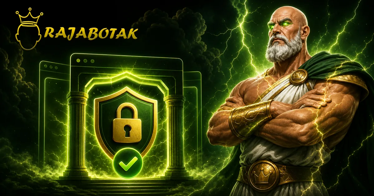Zeus botak RajaBotak menjaga gerbang login yang aman