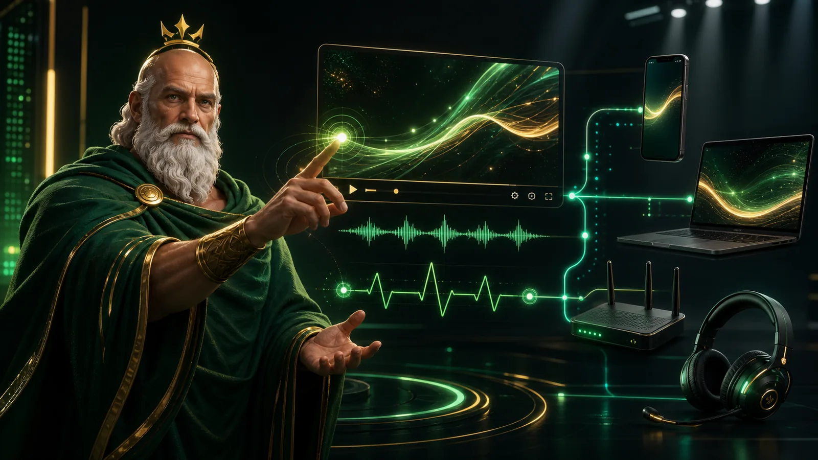 Ilustrasi glosarium streaming, latensi, dan perangkat RajaBotak